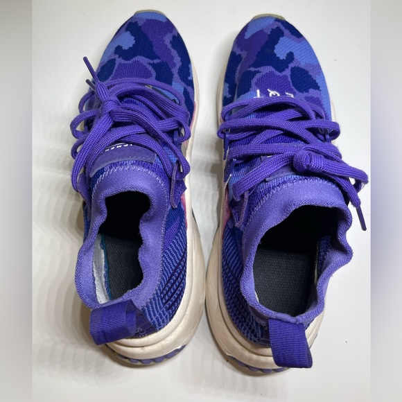 Adidas Mens EQT ADV 91-18 Support Mid Purple Camo Running Shoes Size 10 702001 - Picture 5 of 11
